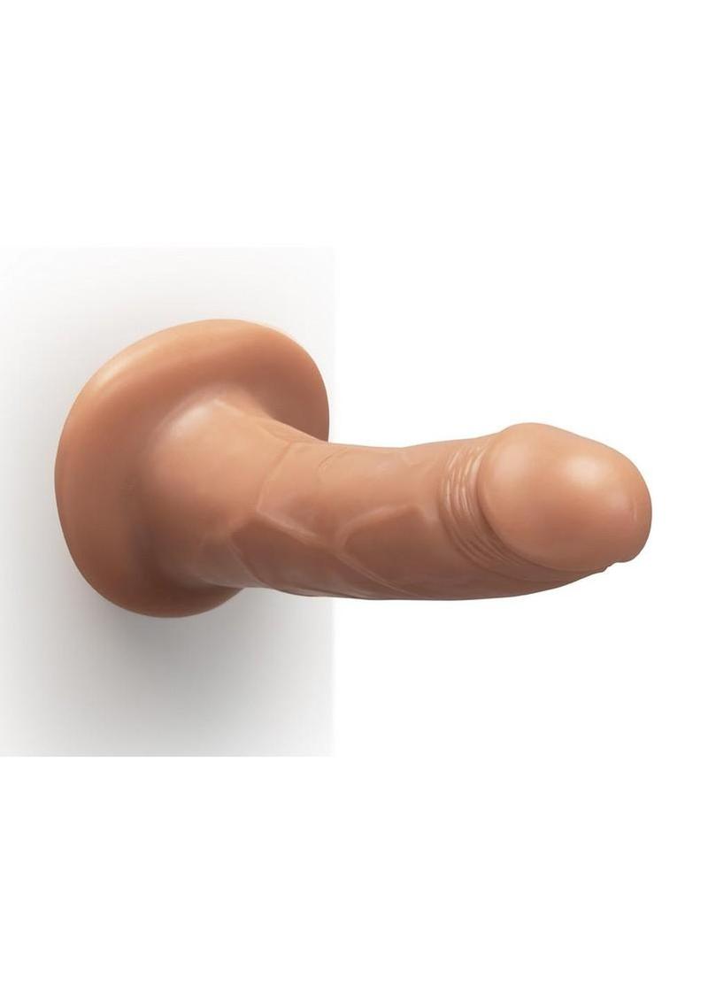 Together Realistic Dildo with Suction Base - Caramel - 6.5in
