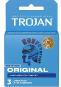 Trojan Condom Enz Lubricated - 3 Pack