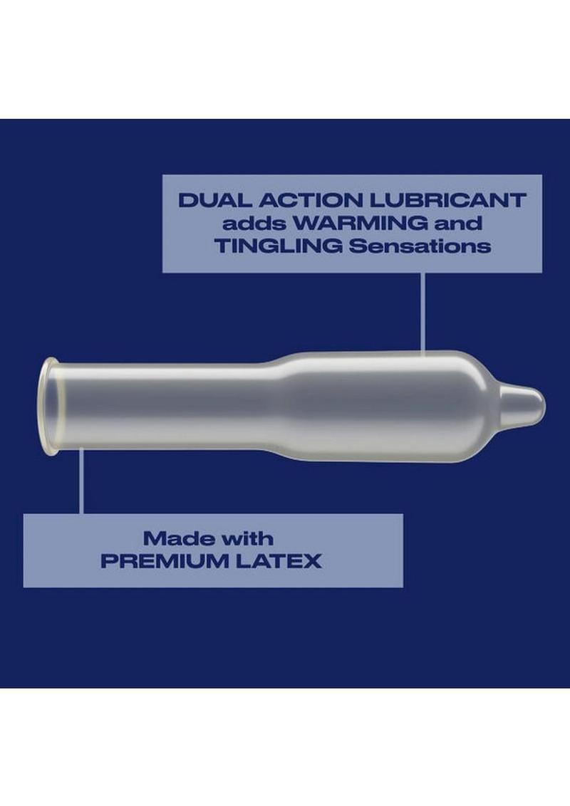 Trojan Condom Pleasures Fire and Ice Dual Action Lubricant