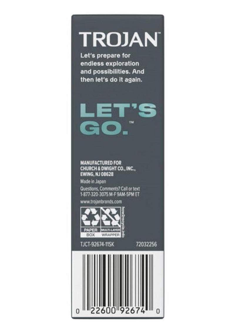 Trojan Condom Sensitivity Bare Skin Lubricated