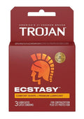 Trojan Condom Stimulations Ecstasy Lubrciated - 2 Pack