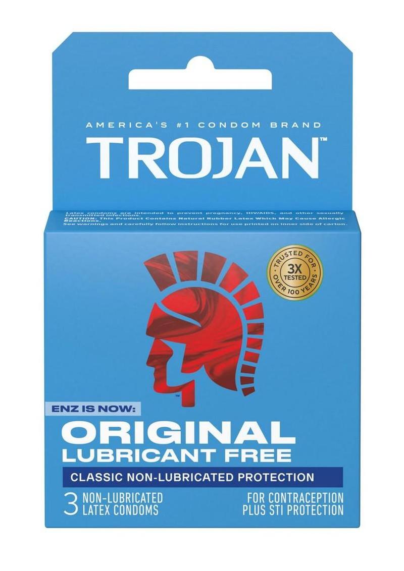 Trojan Condom Regular Non Lubricated - 3 Pack