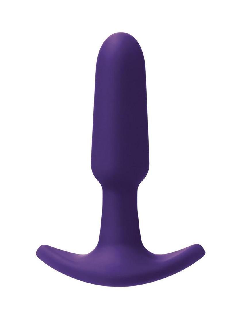 Vedo Bump Mini Rechargeable Silicone Butt Plug - Purple