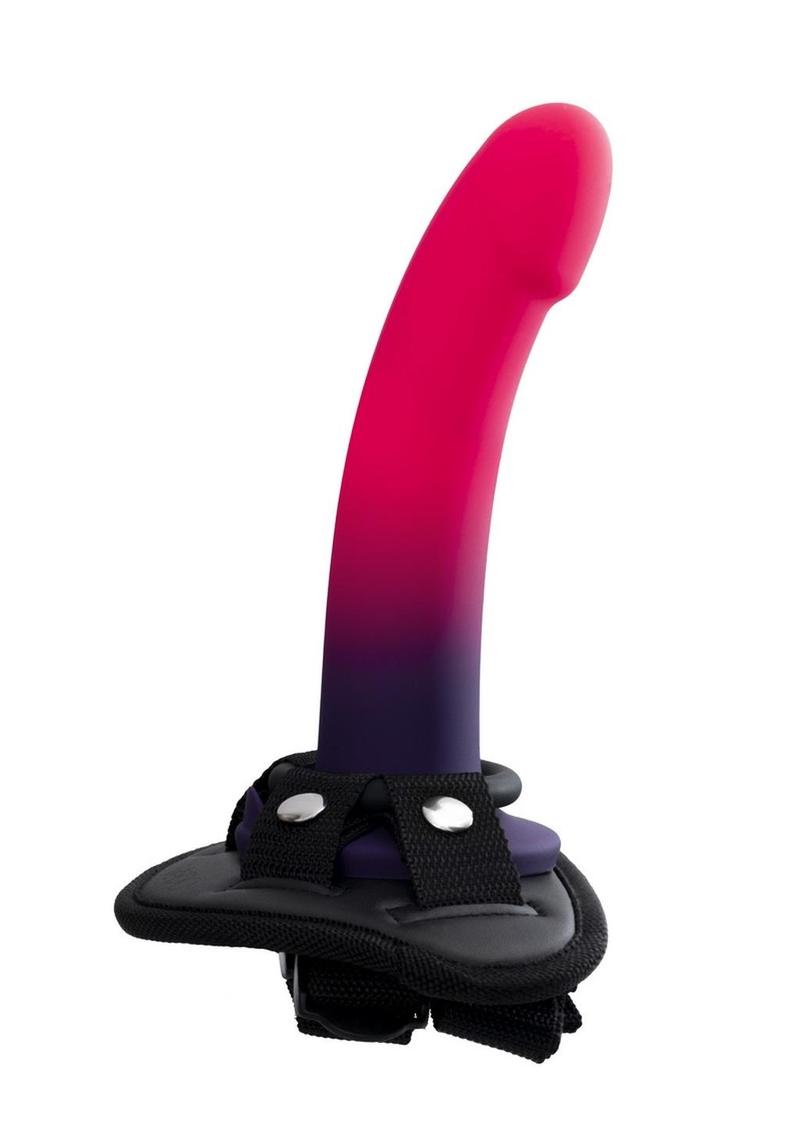 Vedo Duo Silicone Dildo with Harness
