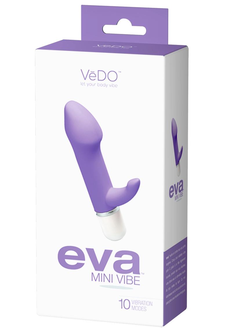 Vedo Eva Silicone Mini Vibrator - Orgasmic Orchid - Purple