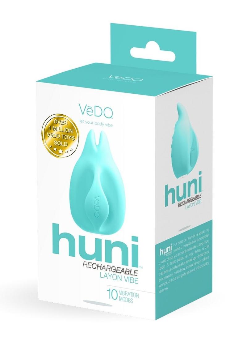 Vedo Huni Silicone Vibrator - Tease Me - Blue/Turquoise