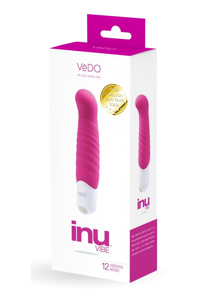Vedo Inu Silicone Vibrator - Hot In Bed - Pink