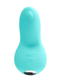 Vedo Izzy Rechargeable Silicone Vibrator - Tease Me - Teal/Turquoise