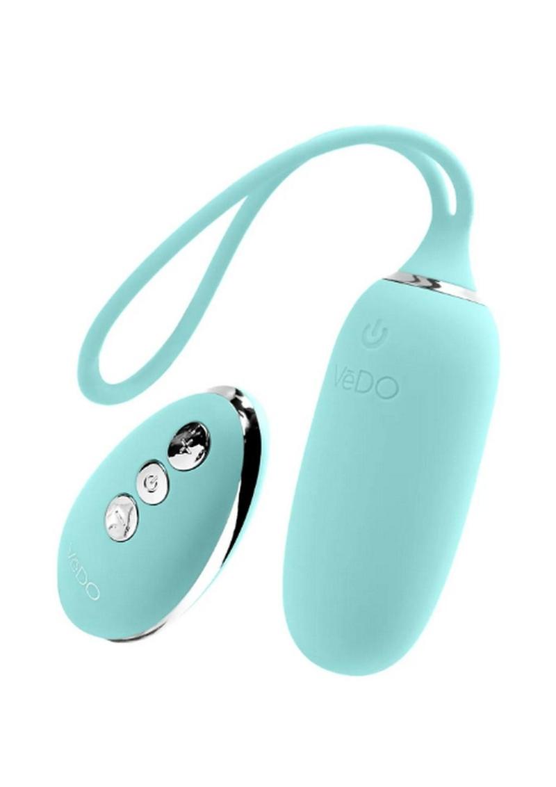 Vedo Kiwi Rechargeable Silicone Insertable Bullet Vibrator with Remote Control - Tease Me