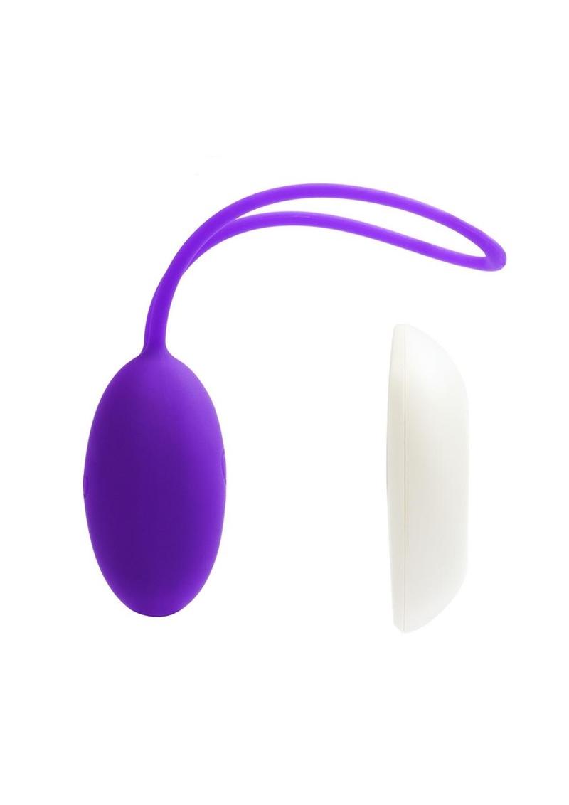 Vedo Peach Rechargeable Silicone Egg Vibrator with Remote Control - Into You
