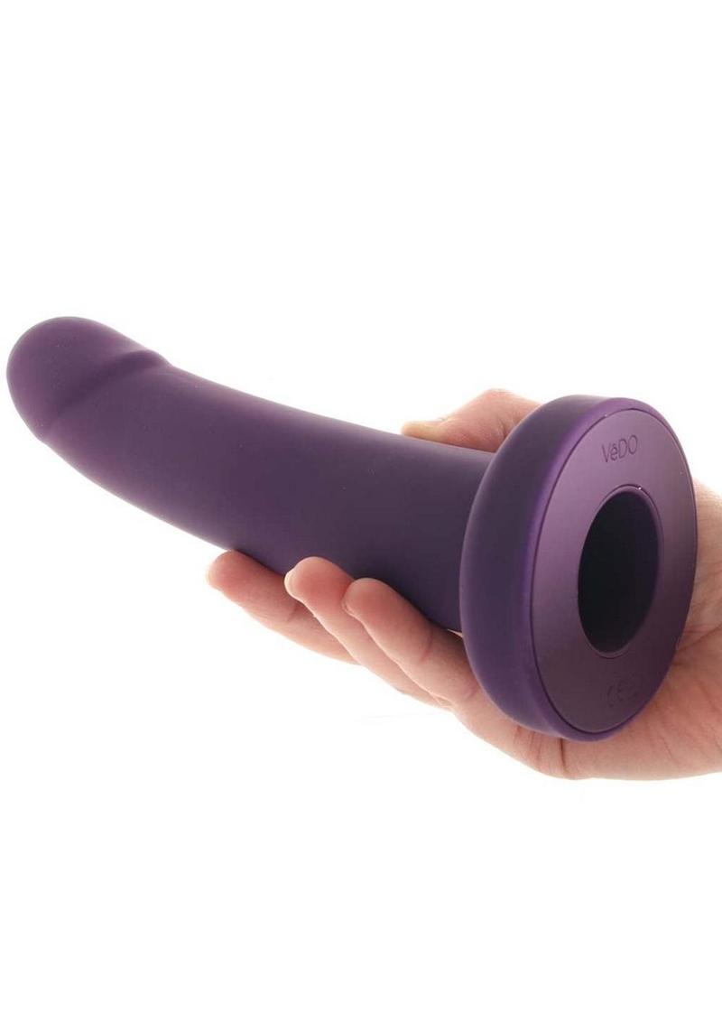 Vedo Strapped Silicone Rechargeable Vibrating Strap-On with Remote Control