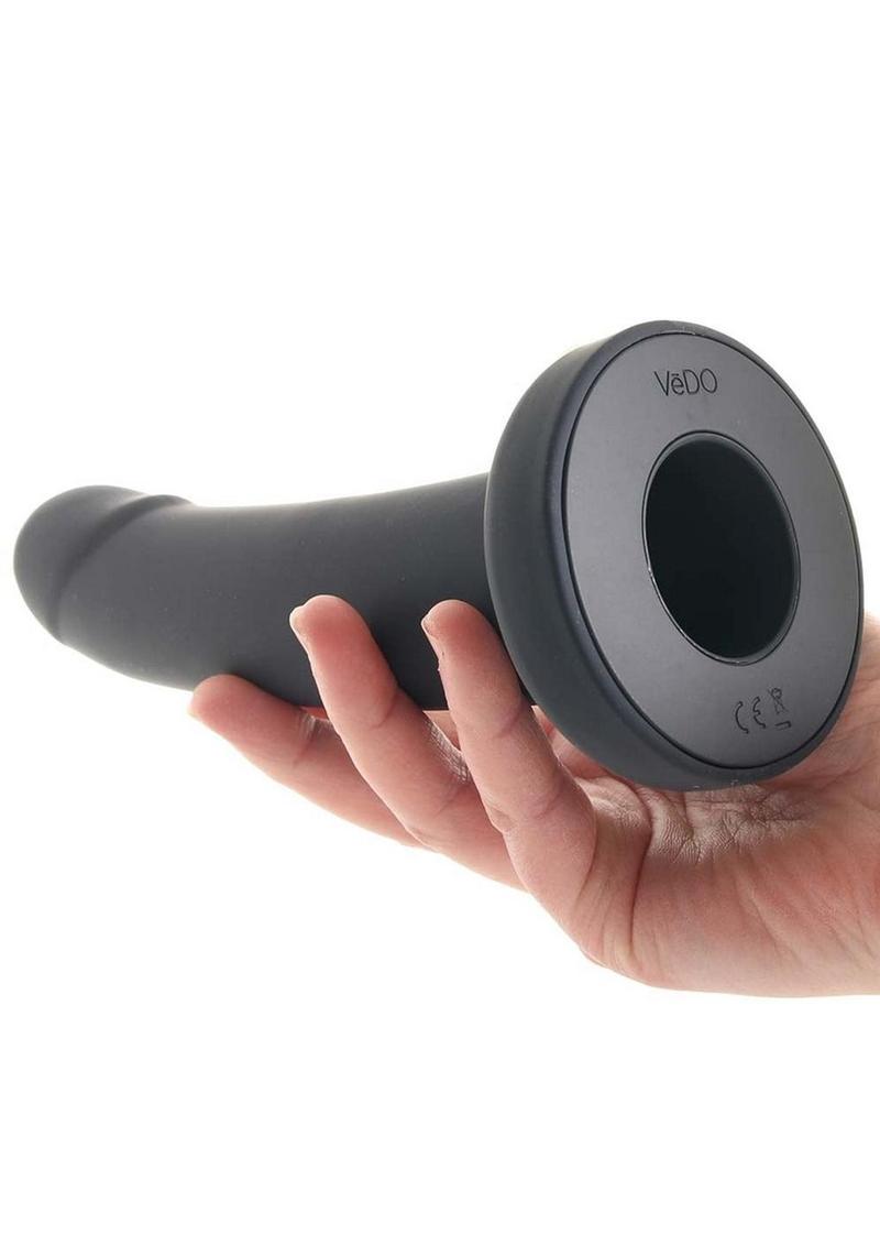 Vedo Strapped Silicone Rechargeable Vibrating Strap-On with Remote Control - Just