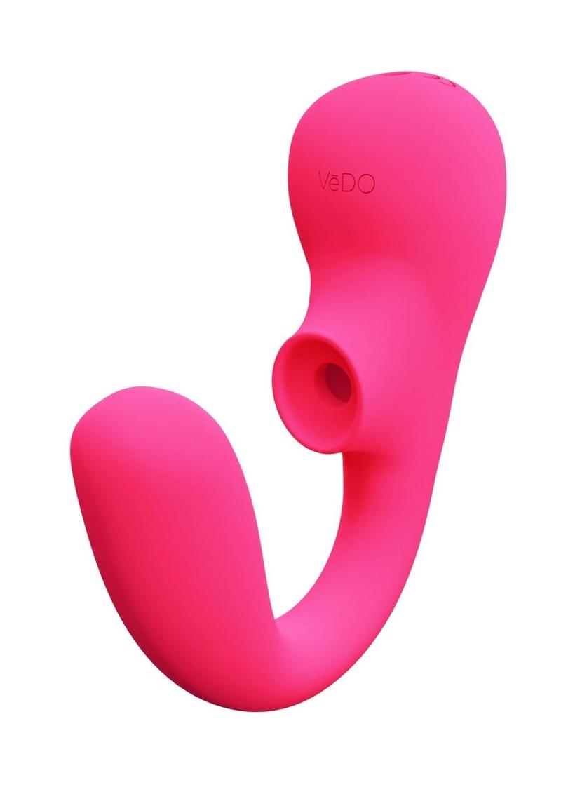 Vedo Suki Plus Rechargeable Silicone Dual Vibrator - Foxy