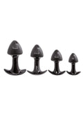 Walk Around Trainer Plugs - Black - 4 Pack