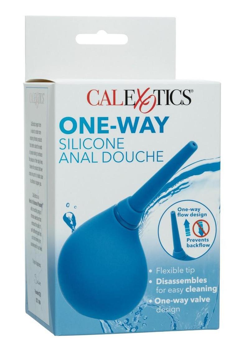 Water Systems One-Way Silicone Anal Douche - Blue