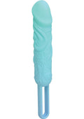 Wet Dreams Cock and Load Rechargeable Silicone Mini Vibrator - Blue