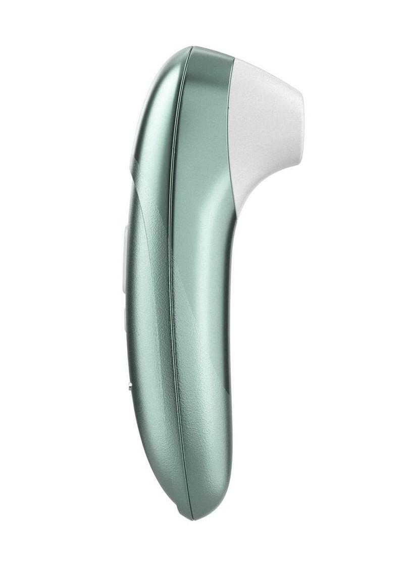 Womanizer Pleasure Air Pro Rechargeable Silicone Air Pulse Clitoral Vibrator - Sage