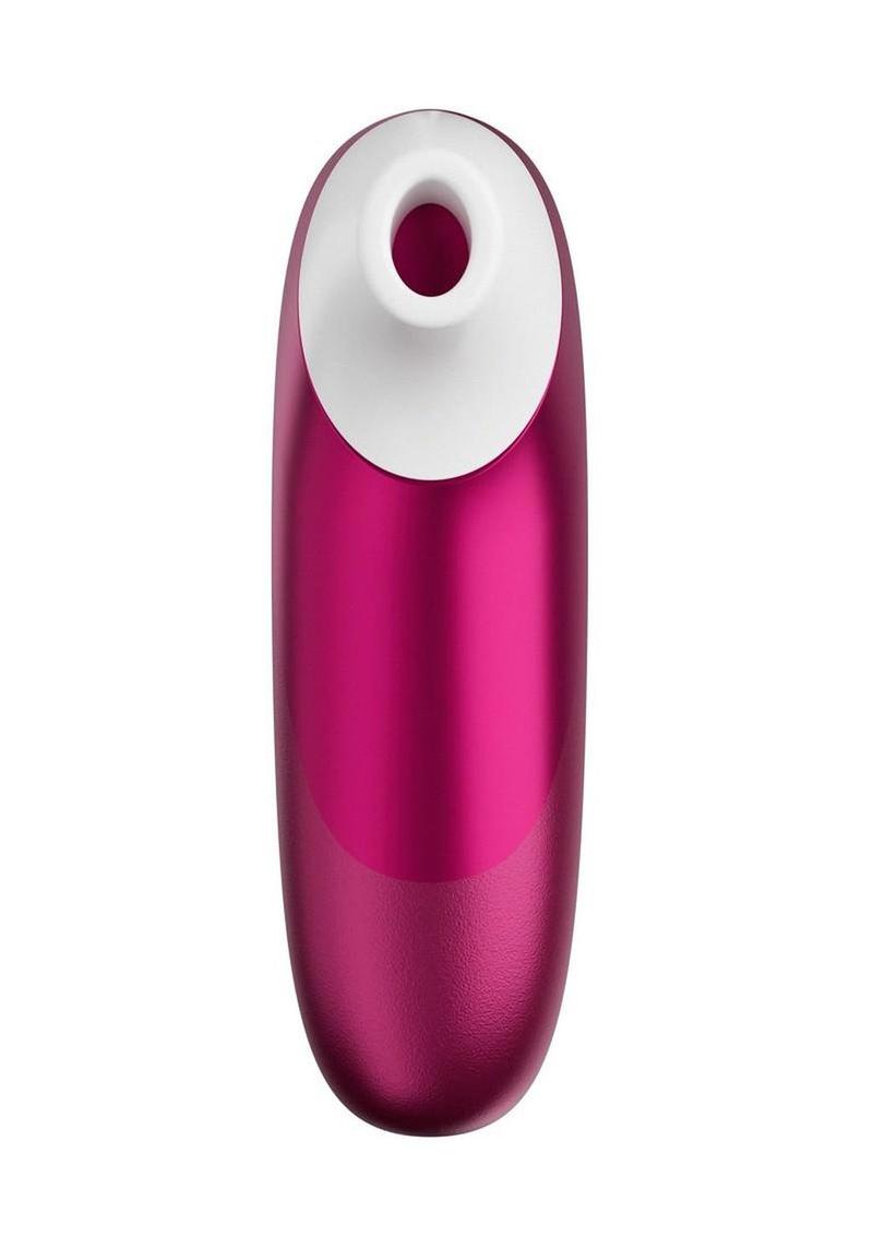 Womanizer Pleasure Air Pro Rechargeable Silicone Air Pulse Clitoral Vibrator - Vibrant - Pink