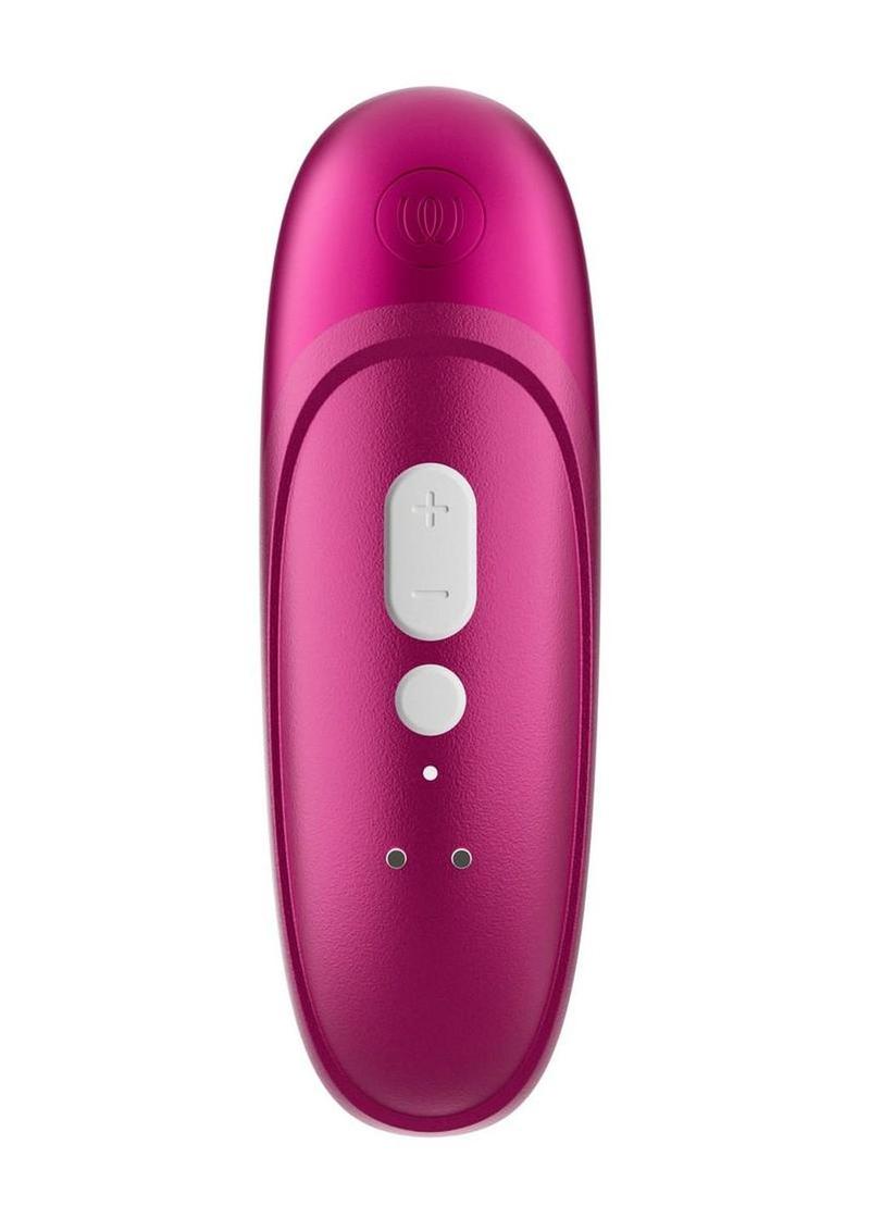 Womanizer Pleasure Air Pro Rechargeable Silicone Air Pulse Clitoral Vibrator - Vibrant