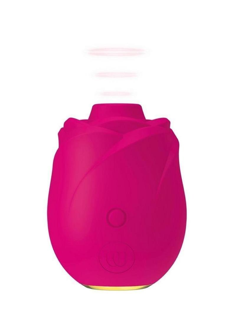Womanizer Rose Rechargeable Silicone Air Pulse Clitoral Vibrator
