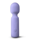 X and O's Adore Rechargeable Silicone Mini Vibrating Wand - Blue
