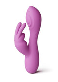 X and O's Devotion Rechargeable Silicone Compact Rabbit Vibrator - Purple