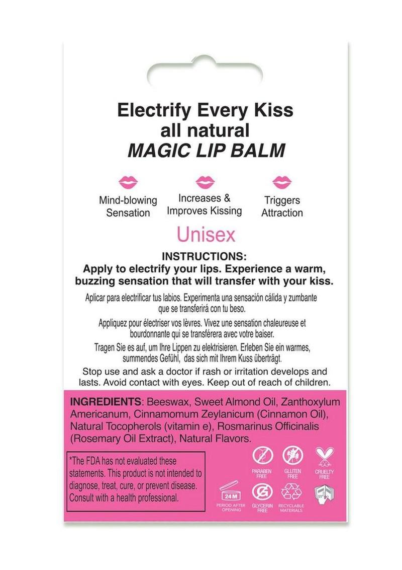 X On The Lips Buzzing Lip Balm with Pheromones Bubble Gum Flavor - .75oz