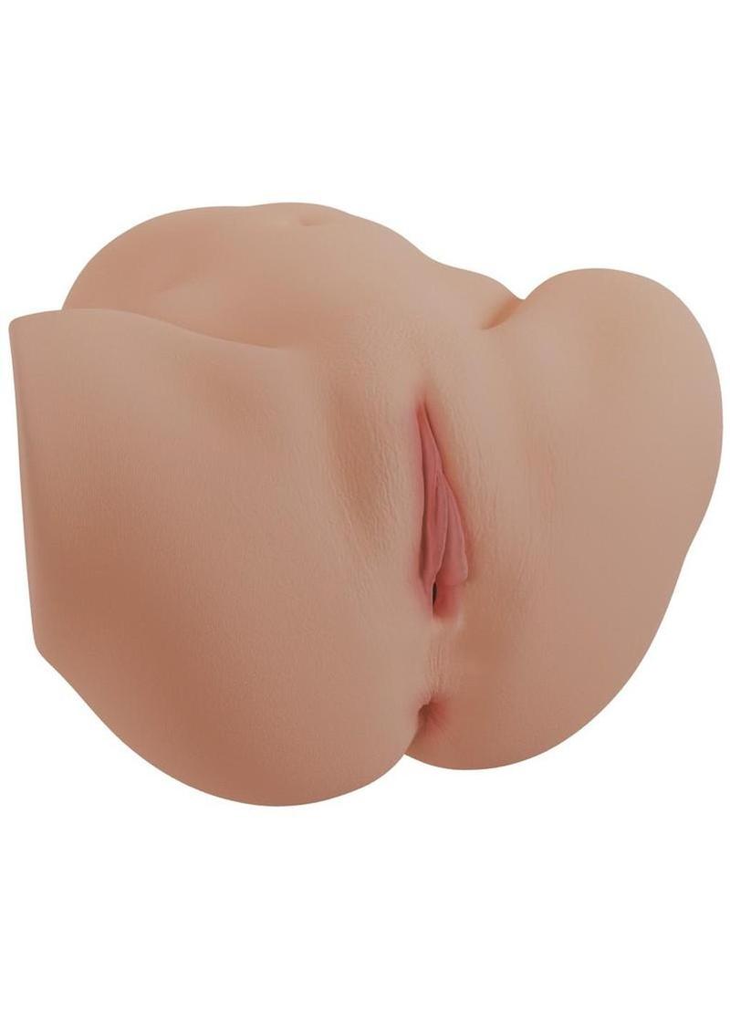 Xkin Dahlia Divine Bodyforms Rechargeable Thrusting Vibrating Masturbator - Pussy/Ass