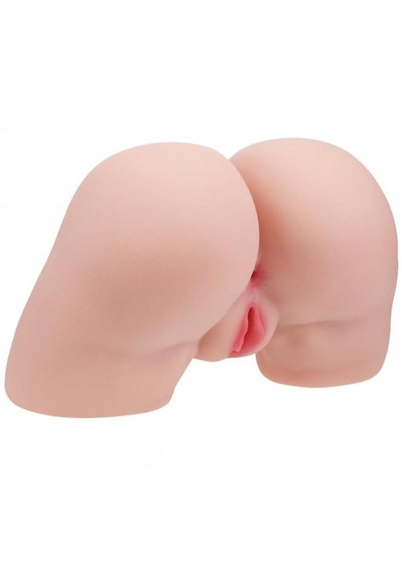 Xkin Elina Rosewood Dual Entry Bodyforms Masturbator - Pussy/Ass - Vanilla