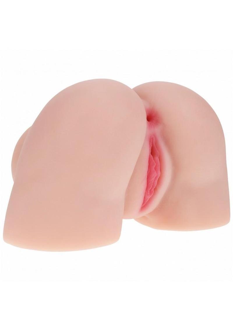 Xkin Rina Brooks Dual Entry Bodyforms Masturbator - Pussy/Ass - Vanilla