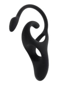 Zero Tolerance All The Bases Rechargeable Silicone Couples Ring and Plug with Remote - Black