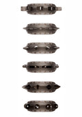 Zero Tolerance Cockstars Cock Ring Kit - Smoke - 6 Piece Kit