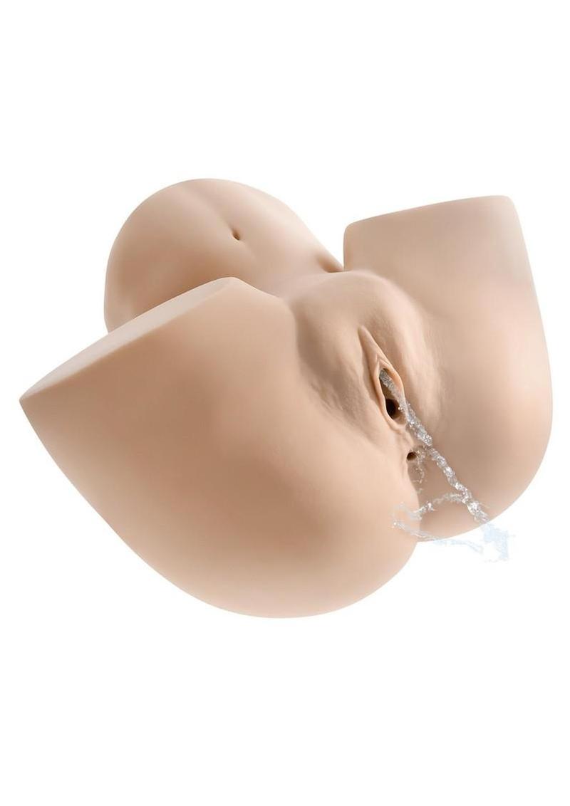 Zero Tolerance Squirt For Me XL Rechargeable Realistic Squirting Pussy Stroker with Remote Control - Vanilla